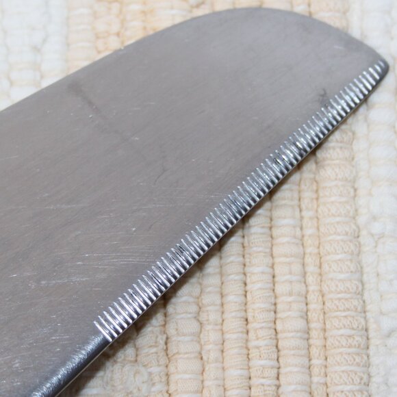 VTG TOWLE STAINLESS PIE SERVER WEIGHTED HANDLE SERRATED BACK EDGE JAPAN TWS111 - Picture 8 of 13